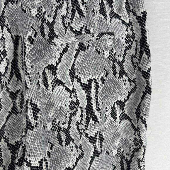 EXPRESS WOMEN'S HIGH RISE SNEAKSKIN PRINT CUFFED ANKLES JOGGER PANTS SIZE M - Picture 5 of 12